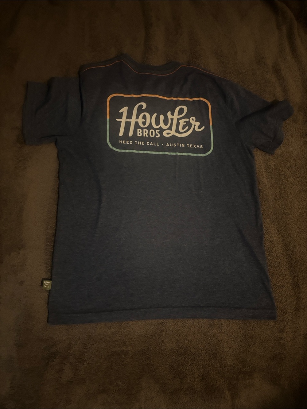 Howler Brothers Navy Short Sleeve Logo Tee